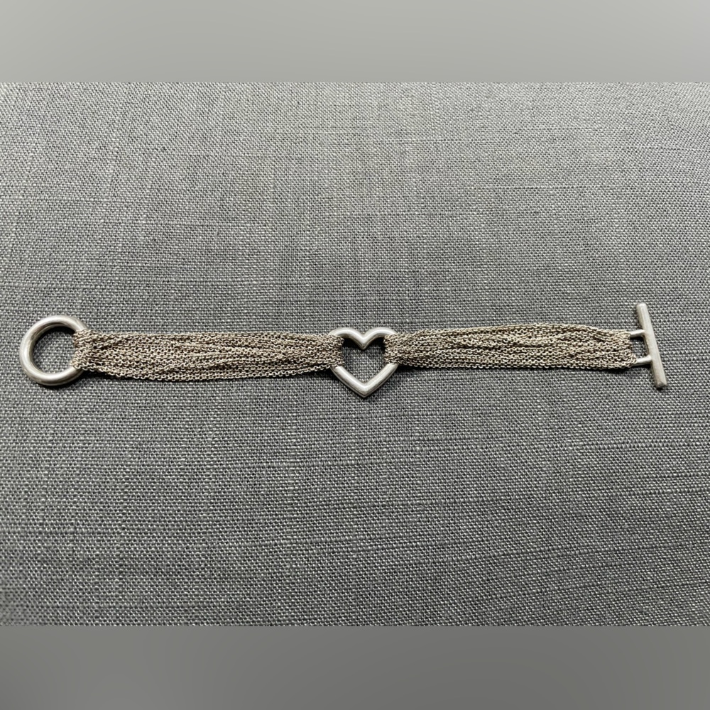 Tiffany & Co Heart String Bracelet - Gently Used - 7.5”